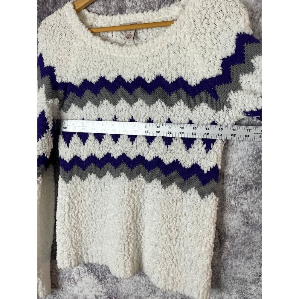 Arizona Sweater Womens M Christmas Vintage Fair Isle Knit Pullover Snow Ski Warm - Picture 7 of 14